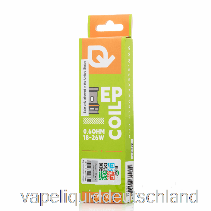 Eleaf Ep Ersatzspulen 0,6 Ohm Ep Spulen Vape Liquid